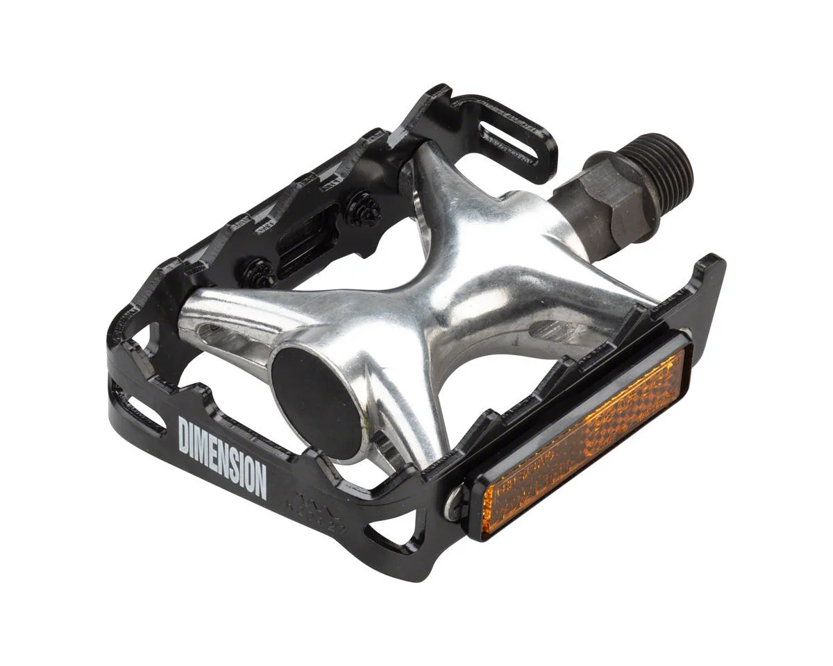 MSW Dimension Mountain Compe Pedals (Black/Silver)